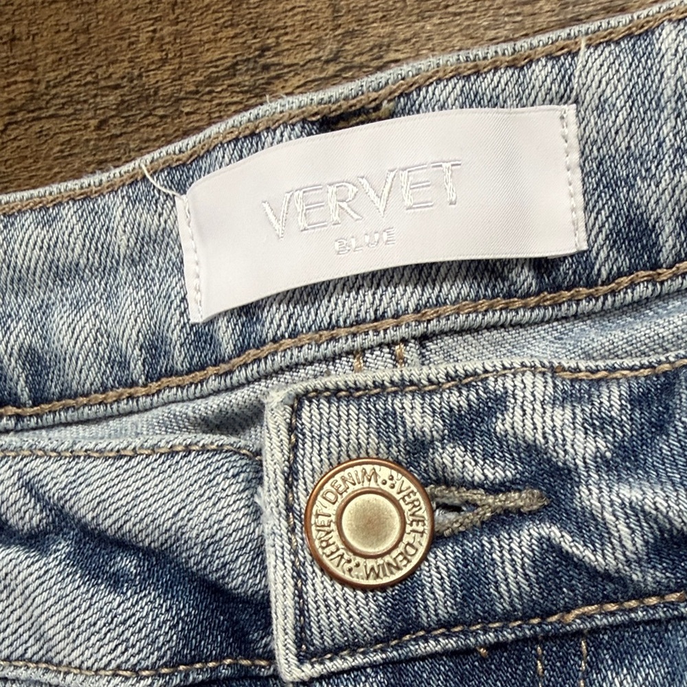 Veveret Women's Light Utility Style Straight Leg Jeans size 28 - Picture 8 of 10